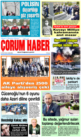 Çorum Haber Gazetesi