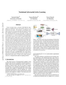 Arxiv:1904.00370V3 [Cs.LG] 28 Oct 2019 (Vaes)