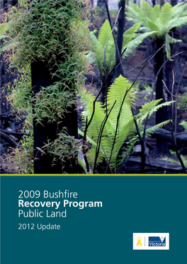 2009 Bushfire Recovery Program Public Land 2012 Update Published by the Victorian Government Department of Sustainability and Environment Melbourne, February 2012