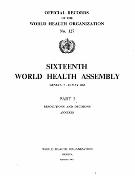 World Health Assembly