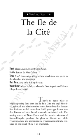 The Ile De La Cité