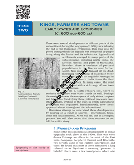 Kings, Farmers and Towns TWO Eart Ly Ssy Tttatatates and Economies (((C.C.C