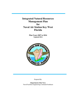 Integrated Natural Resources Management Plan for Naval Air Station Key West Florida