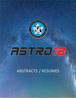 Abstracts / Resumes