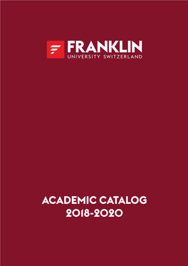 Academic Catalog 2018-2020 Accreditation