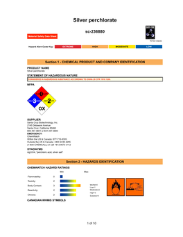 Silver Perchlorate