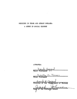 MEDICINE II TODGR AID STOART ENOLAND* a STUDX II SOCIAL Bxsfohlf Appsotol Major Ppofeaso Ittinor Director Of