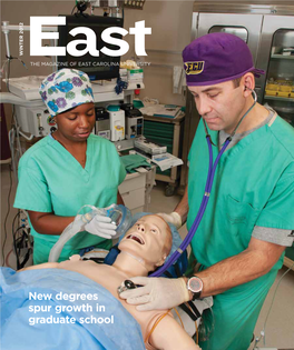 New Degrees Spur Growth in Graduate School Viewfinder Winter 2012 Eastthe Magazine of East Carolina University