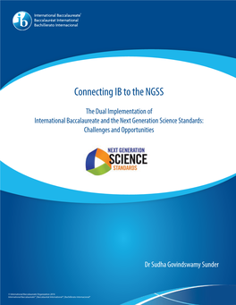 Connecting IB to the NGSS