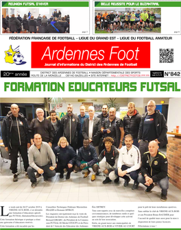 Formation Educateurs Futsal