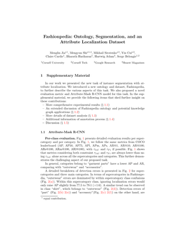 Ontology, Segmentation, and an Attribute Localization Dataset