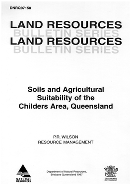 Soils and Agricultural Suitability of the Childers Area, Queensland