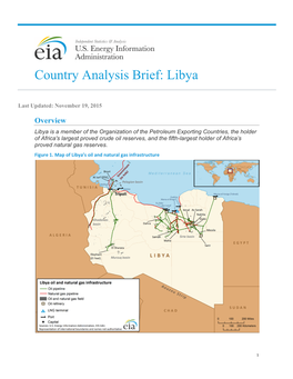 Country Analysis Brief: Libya