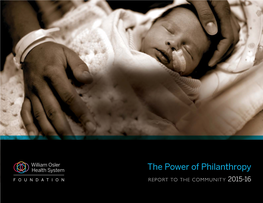 The Power of Philanthropy