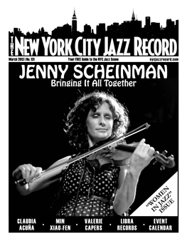 JENNY SCHEINMAN Bringing It All Together