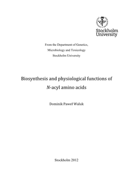 Acyl Amino Acids