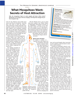 What Mosquitoes Want: Secrets of Host Attraction