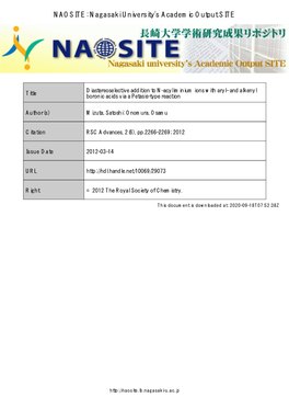 RSC Communication Template