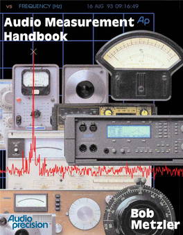 Audio Measurement Handbook