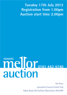 July Auction Catalogue 2012