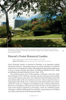 Hawaii's Foster Botanical Garden