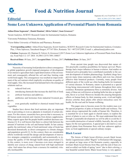 Food & Nutrition Journal