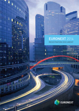 Euronext 2014 Registration Document Contents