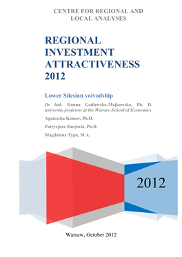 Atrakcyjność Inwestycyjna Regionów 2010