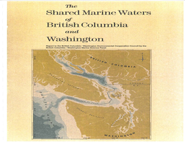 The Shared Marine Waters of British Columbia and Washington