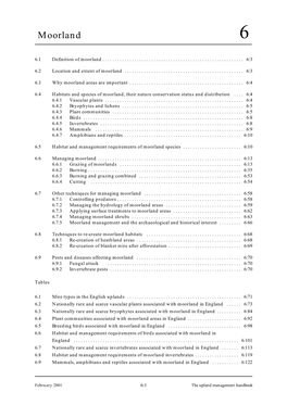 Chapter 6 Moorland