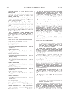 Puentevega, Quintana, Las Tablas, La Torre, Arborio, Lo Que Se Hace Público En Cumplimiento De Lo Establecido En Cañedo, Pravia