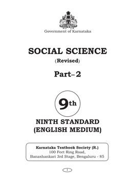 KSEEB Class 9 Social Science Part 2 Textbook