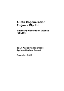 Alinta Cogeneration Pinjarra Pty Ltd