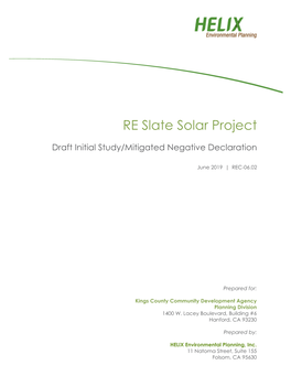 RE Slate Solar Project
