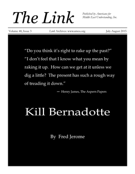 Kill Bernadotte