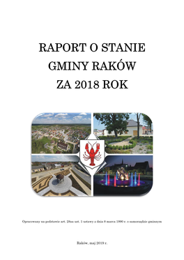 Raport O Stanie Gminy Raków Za 2018 Rok