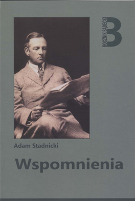 Adam Stadnicki Wspomnienia