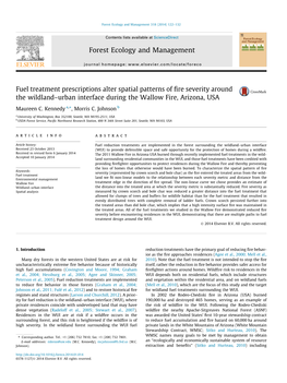 Fuel Treatment Prescriptions Alter Spatial Patterns of Fire Severity