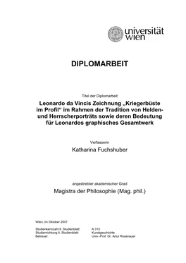 Diplomarbeit