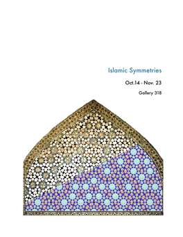 Islamic Symmetries