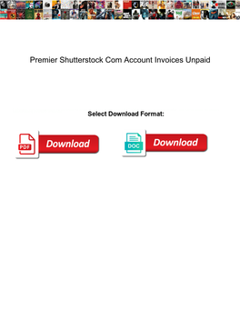 Premier Shutterstock Com Account Invoices Unpaid