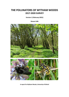 A Survey of Wytham Woods Pollinators