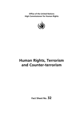 Human Rights, Terrorism and Counter-Terrorism