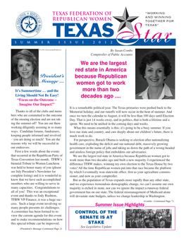 We Are the Largest Red State in America Because Republican Women Got to Work More Than Two Decades Ago