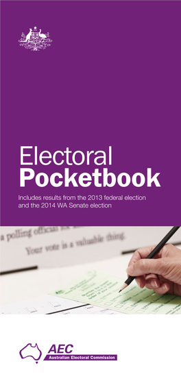Electoral Pocketbook Includes Results from the 2013 Federal Election and the 2014 WA Senate Election