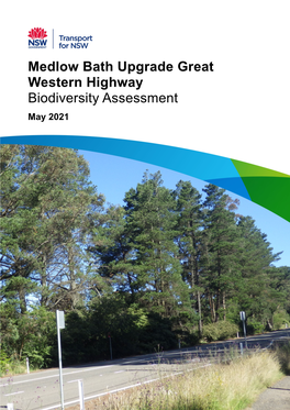 Medlow Bath Upgrade Great Western Highway Biodiversity Assessment May 2021