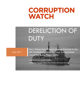 Dereliction of Duty