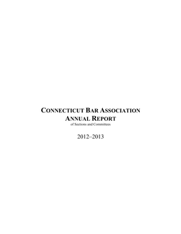 2012-2013 Annual Report