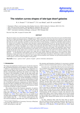 The Rotation Curves Shapes of Late-Type Dwarf Galaxies