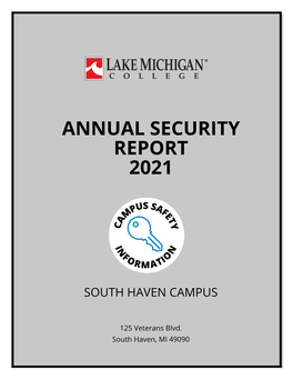 South Haven Campus Annual Security Report